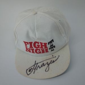 Joe Frazier Fight Night Autograph Signed Signature Boxer Hat